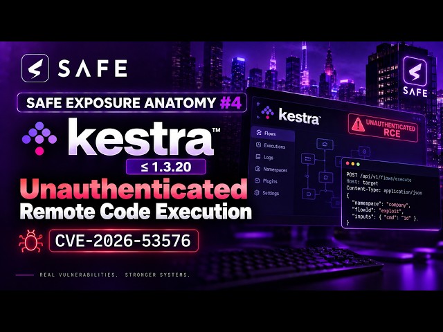 CVE-2026-53576 Explained: Kestra Unauthenticated Remote Code Execution | Anatomy #4 | CTEM