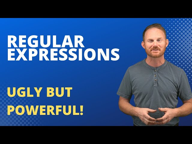 Learn Regular Expressions In No Time!