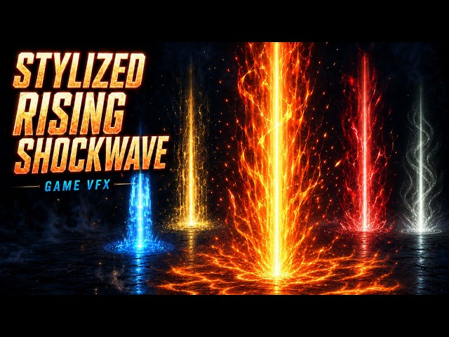 Unity Game VFX - Stylized Rising Shockwave(Tutorial)