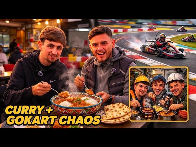 Meeting Scransit Van + Gokarting with Hahaharry & Dee!
