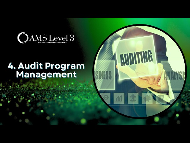 4. Audit Program Management and Business Applications