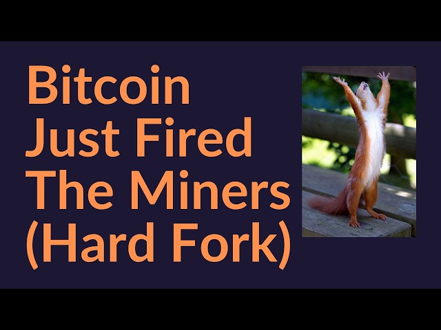 Bitcoin Just Fired The Miners (Hard Fork)