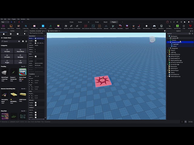 Making A Roblox Game!!