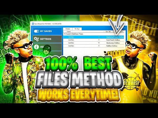 GET FILES ON NBA2K21 PS4/PS5 TUTORIAL! SAVE WIZARD STEP BY STEP TUTORIAL EVENT CLOTHING FOR FREE NOW