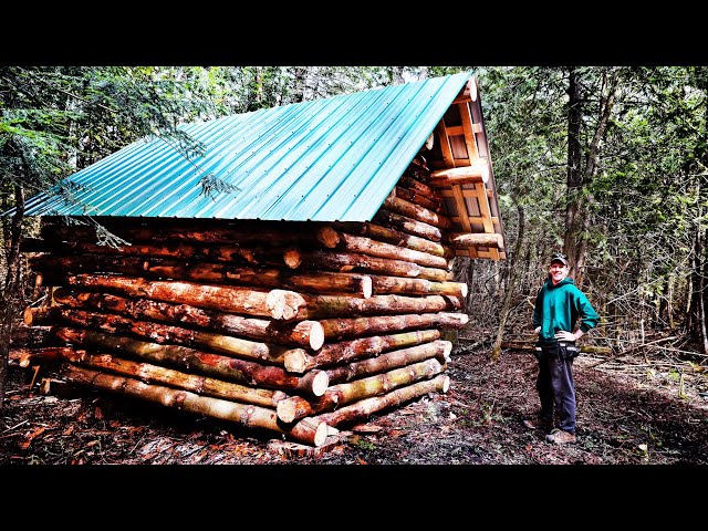 Building a Roof for the Log Cabin!!!