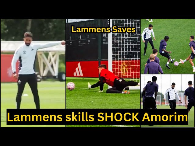 Amorim PUSHING Senne Lammens in FIRST TRAINING with Players who didn't go for international duty