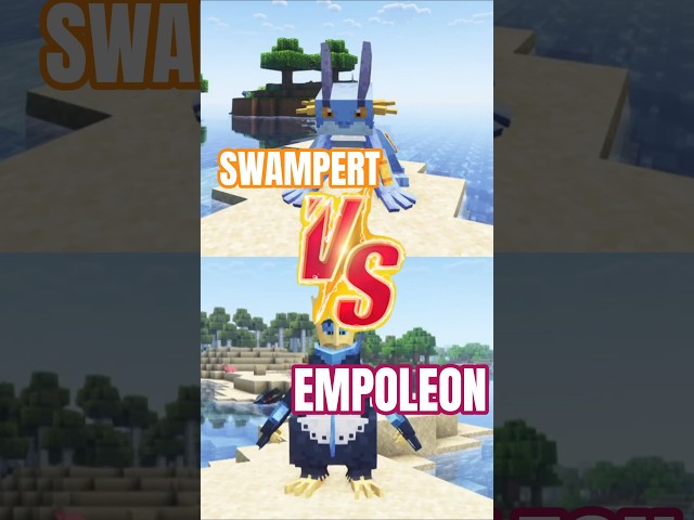Swampert vs. Empoleon | Cobblemon which is better?