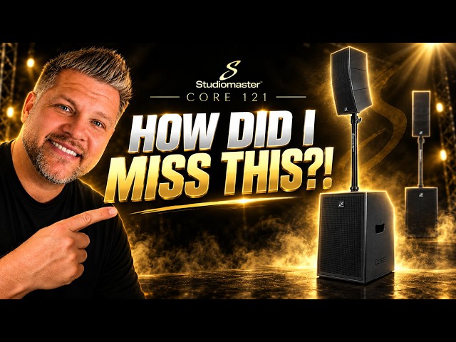 The BEST 12” Column Array NOBODY Is Talking About! Studiomaster Core 121 Review