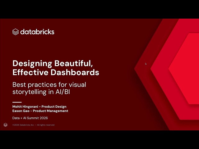 AI/BI Dashboards: Design Best Practices for Visual Hierarchy, Typography, and Mobile