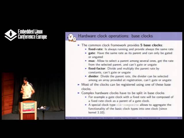Common Clock Framework: How To Use It - Gregory Clement, Free Electrons