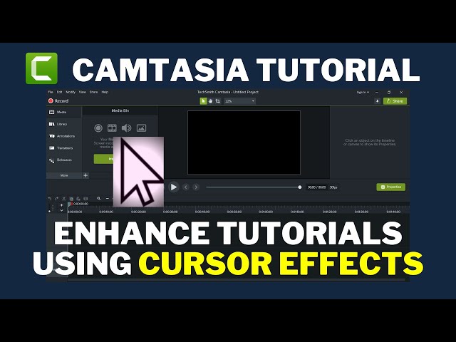 How to Use Cursor Effects to Enhance Your Screen Recordings In Camtasia