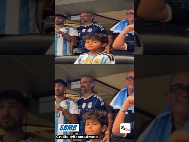 Messi-র ইতিহাস গড়ার মুহূর্তে তাঁর স্ত্রী-সন্তানদের সেলিব্রেশন