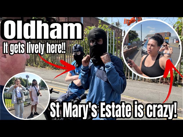 OLDHAM - It Gets Lively Round Here! The Most Socially & Economically Deprived Area In Oldham! 