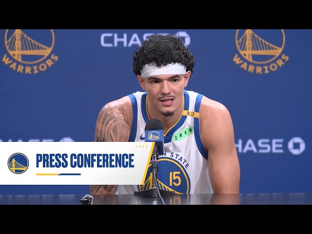 Gui Santos Previews Warriors 2026-27 Season | Media Day
