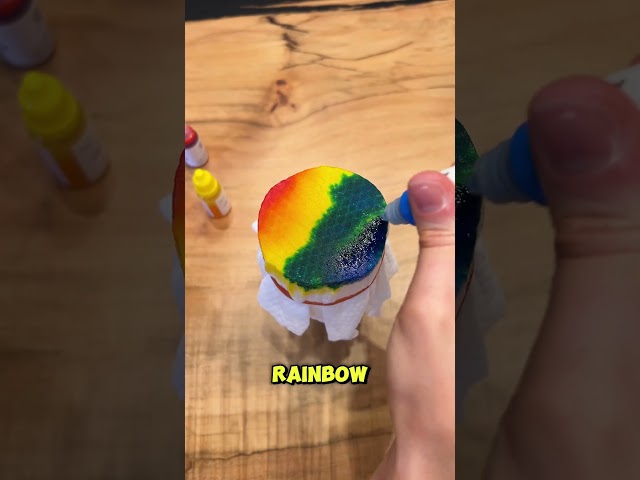 Bubble Rainbow Experiment 🫧