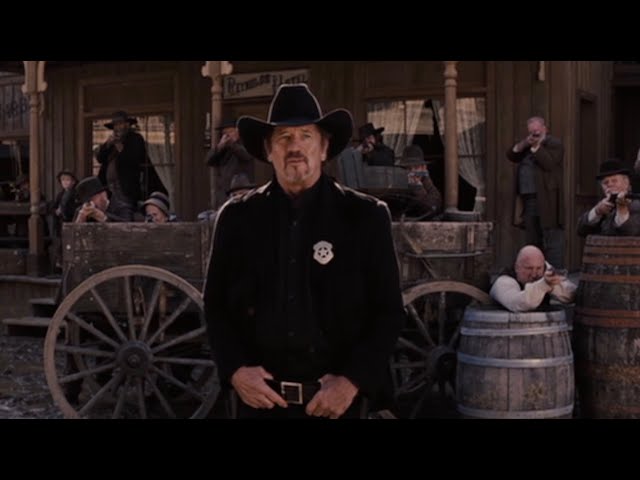 Django Unchained (2012)  | "Do I have your word as a lawman, not to shoot me down like a dog"