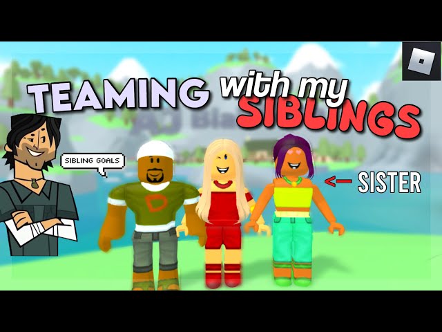 TRD but i TEAM with my SIBLINGS? | Total Roblox Drama