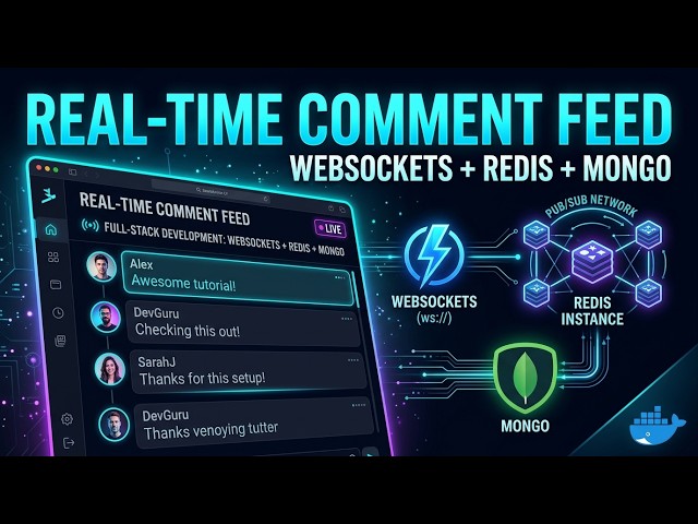 Real-Time Course Comment Feed with WebSockets, MongoDB, Redis & Docker | Full-Stack Architecture