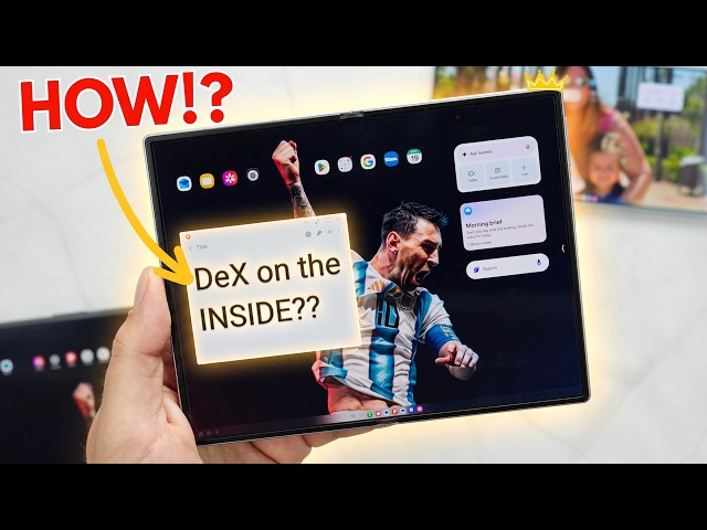 HOW to USE Samsung DeX ON Z Fold 8!