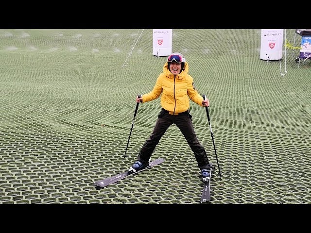 Katarzyna Glinka testuje Górkę Szczęśliwicką. Snow Expo 2018.