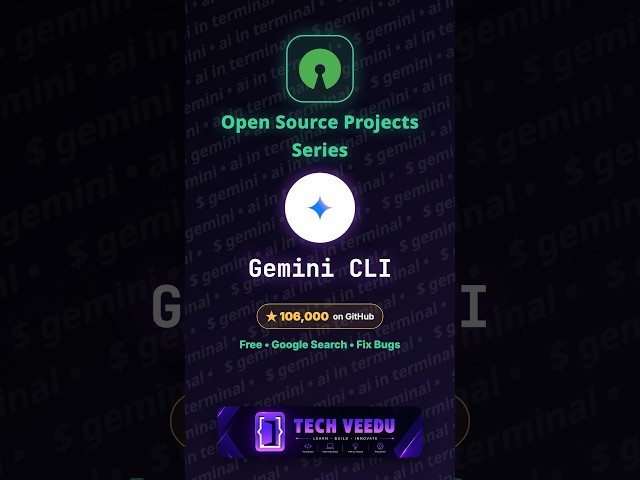 Free AI Coding Agent in Your Terminal! Gemini CLI 1000 Requests Daily | Tamil #Shorts