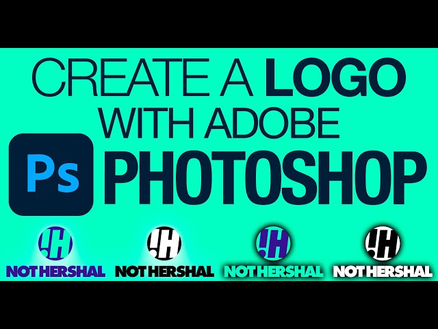 Create a Logo with Transparency using Adobe Photoshop Tutorial 2020 - Make a Brand or Website Logo