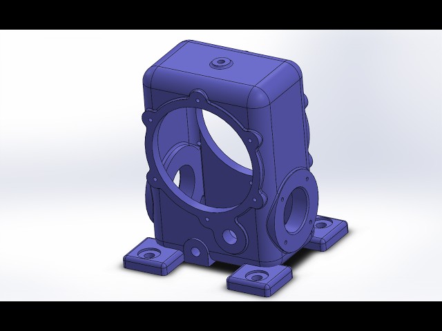 Solidworks: Gearbox housing
