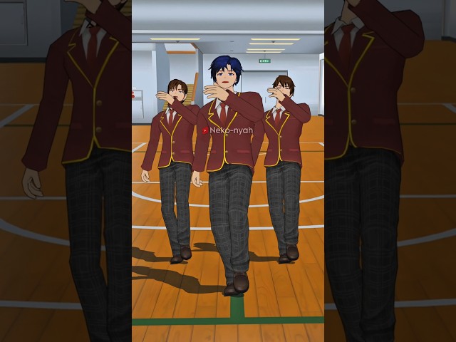 Brazilian Dance 😭 with Popular boys in Sakura #sakuraschoolsimulator #shorts #trending #viral #dance