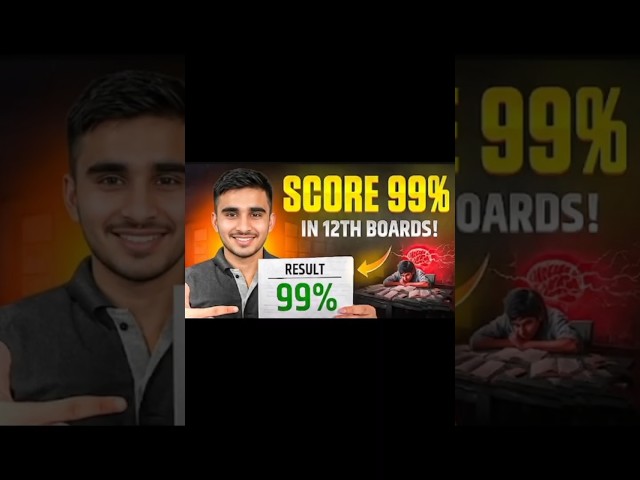 📚 99% in 12th Boards! Study Routine That Actually Works || #class12th #motivation #strategy