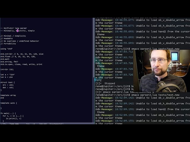 Watch: Writing a new programming language from scratch! (How hard can it be?)