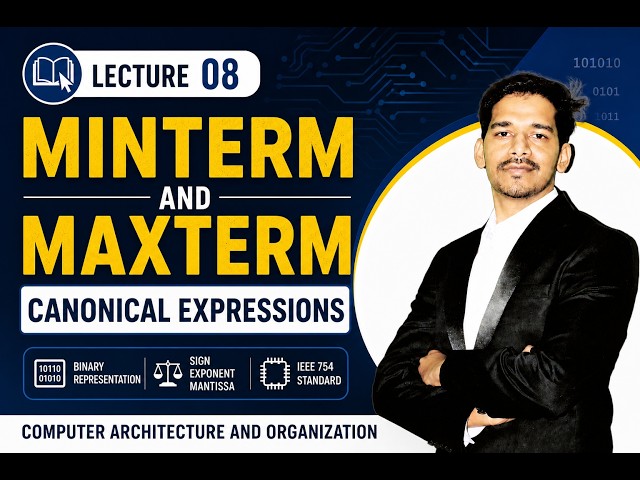 L08 Minterm and Maxterm - Canonical Expressions