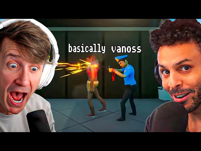 Reacting to the VANOSS CREW playing the WORST STEAM GAMES!
