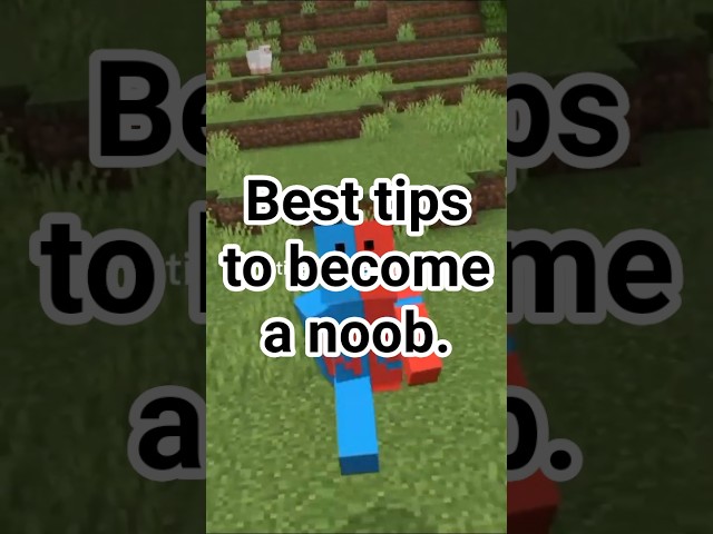 Tips for beginners.  #minecraft