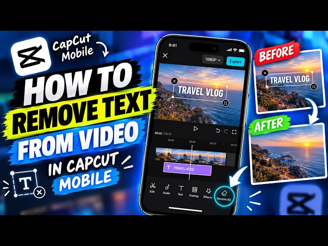 How to Remove Text from Video in CapCut Mobile – Full Guide