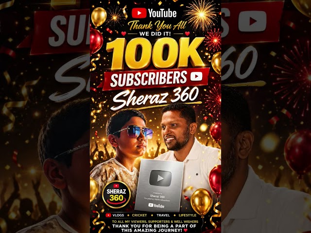 🎉 100K Subscribers! ❤️ We Did It! | Sheraz 360 | YouTube Silver Play Button 🏆