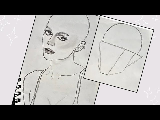 How to Draw an Aesthetic Human Face ✨ | Easy Pencil Drawing Tutorial for Beginners
