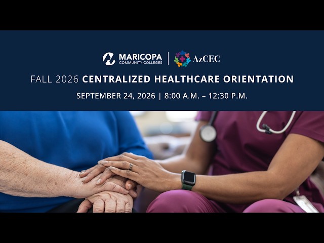 Fall 2026 Centralized Healthcare Orientation