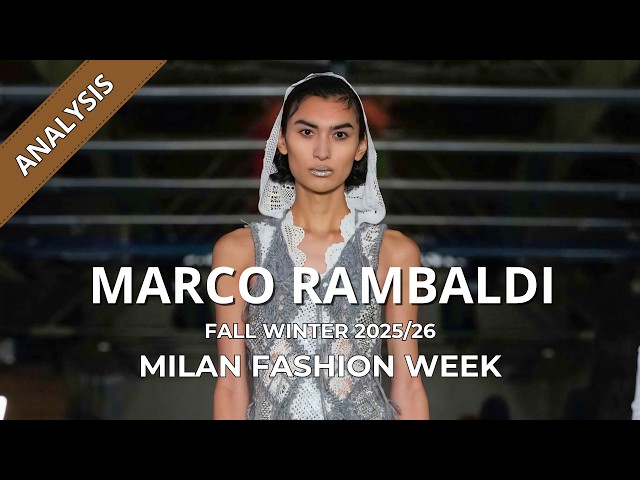 Marco Rambaldi Fall Winter 2025/26 Fashion Show Analysis | Milan Fashion Week