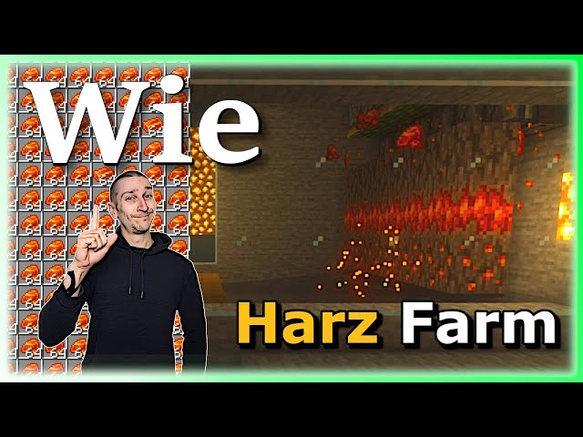 Vollautomatische Harz&Creaking Farm Tutorial - Unendlich Harz in Minecraft
