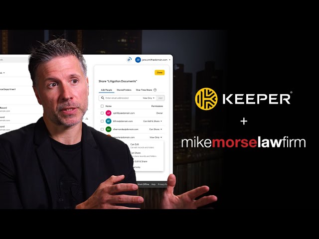Keeper Security + Mike Morse Law Firm Case Study