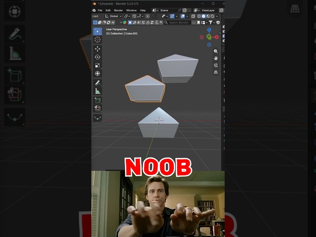 Blender Noob vs PRO: Stop Aligning Objects Manually! 🤯 Quick & Easy || #blender #3d #tutorial #cgi