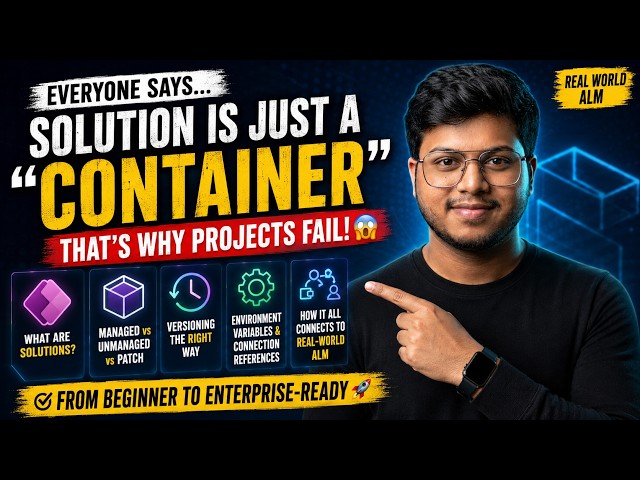 STOP Ignoring Solutions in Power Apps 2026 | Managed vs Unmanaged vs Patch + ALM | More 🔥