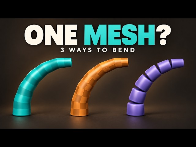 How Can One Mesh Bend? Rigging Explained Visually