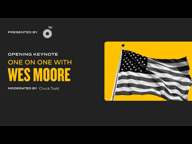 Opening Keynote: One on One with Wes Moore