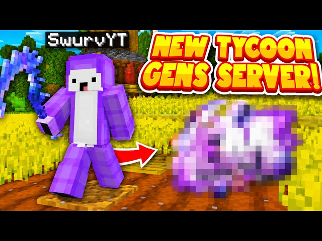 THE *NEW* BEST GENS MINECRAFT SERVER IN 2026 | Minecraft Gens Tycoon | 1.20+ New Minecraft Server