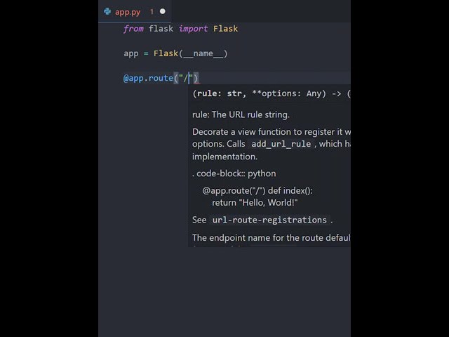 Speedrun: Making a web application using flask/python