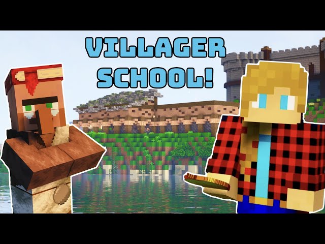 Creating a VILLAGER SCHOOL! | Survival Island SMP #Minecraft