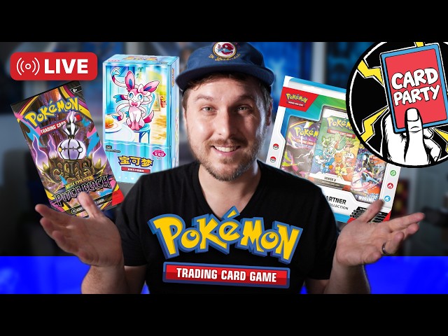 🔴 LIVE Pre-CardParty Hype + Pack Breaks w/ LEGEND OF LUKE (Pokémon Rip and Ship 08.31.26)