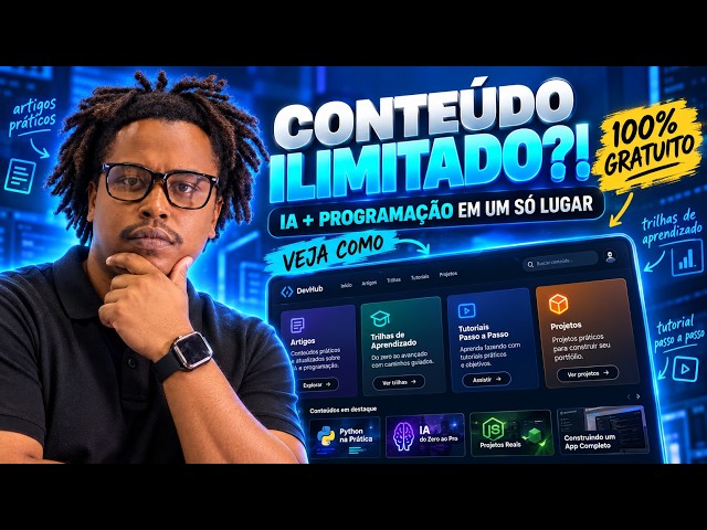 TODO O CONTEÚDO DO CANAL EM UM SÓ LUGAR — E DE GRAÇA!