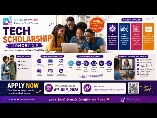 Tech Scholarship Program – Cohort 2.0
